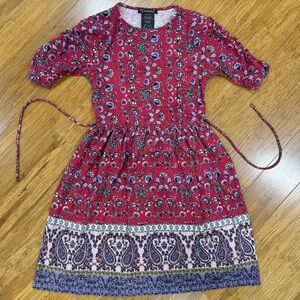 Xtraordinary Paisley Floral Dress L(10-12)